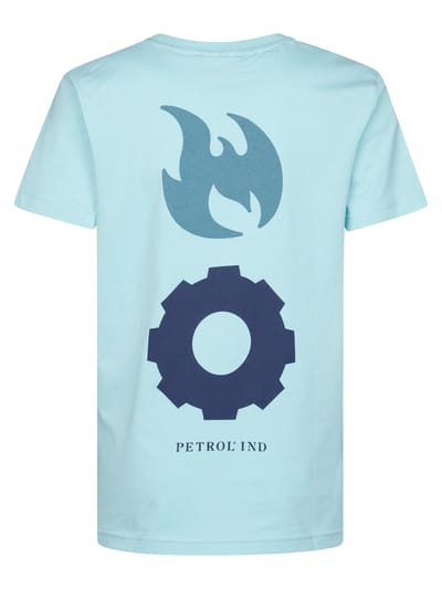 Petrol Industries - Jongens Logo T-shirt Citrusview - Blauw - Maat 176