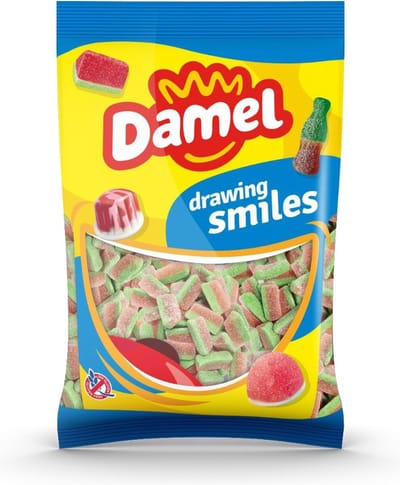 Damel - Mega Sour Watermelon Slices - 1 Kilo - Halal Snoep - Zuur Snoep