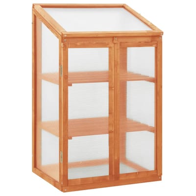 vidaXL - Broeikas - 60x45x100 - cm - vurenhout