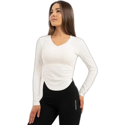Dames-T-shirt met lange mouwen Gym Glamour