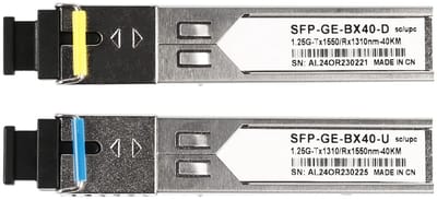 Dailygoody - Gigabit Single-Mode Optische Module - Hoge Snelheid - SC-interface - Lange Afstand - Betrouwbare Gegevensoverdracht - Geschikt voor