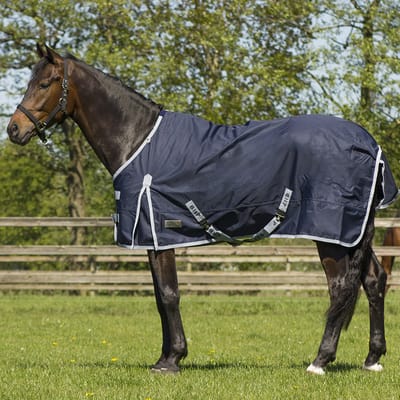 Qhp Deken Turnout Fleece 0gr Donkerblauw - 75/105