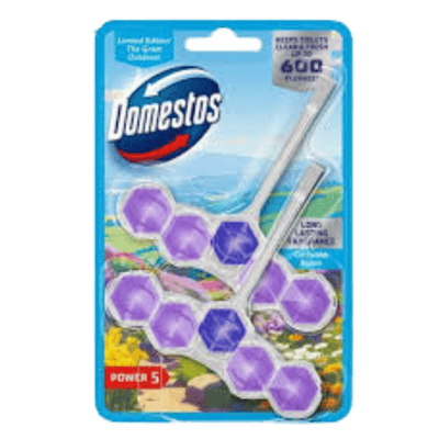 Domestos Power 5 Cotswolds Bloom Toiletblokken – 50 g – 2 Stuks