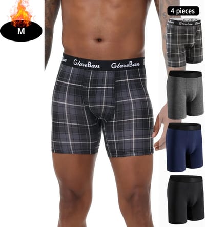Nivard Onderbroeken Heren - Boxershort - Ondergoed - Boxer - Underwear - Mannen - 4 Pack - Gemengd - M