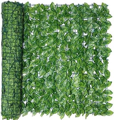 Kunststof Bladscherm - Privacy Schutting - Tuin Aankleden - Uittrekbaar Ontwerp - 1x7m - Groen