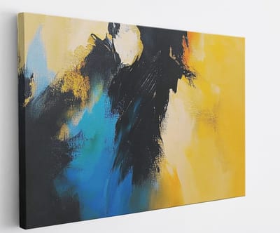 Saammp Canvas Schilderij - Modern - Abstract - 45x30 - Foto op canvas - Wanddecoratie - Muurdecoratie Woonkamer - Slaapkamer decoratie - Canvas Print