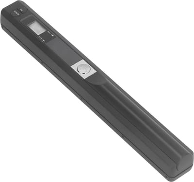 Draagbare Scanner - Snel Scannen Fotoscanner 900 DPI JPG PDF-formaat - Eenvoudig aan te sluiten voor A4-papier (Zwart)