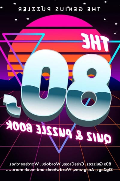 80s Quiz Boek - Puzzelboek Nostalgie - Hersenen Trainen - Thema Jaren 80 - 15 x 23 cm - Multicolor