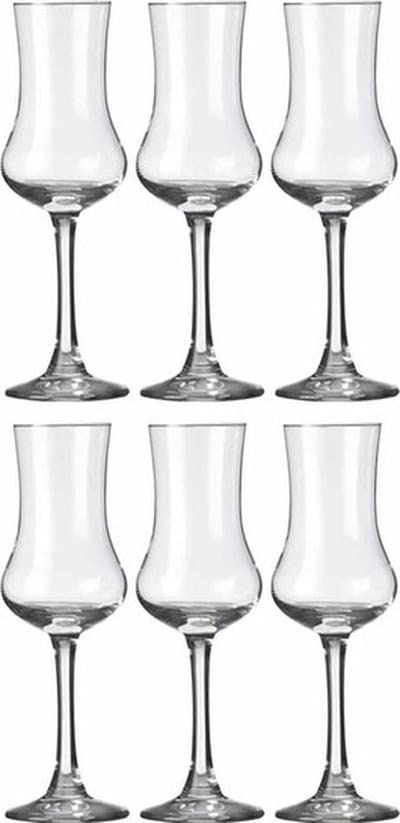 Royal Leerdam Likeur/borrelglazen - 6x stuks - transparant - 90 ml - Specials serie - 9cl - Likeurglazen