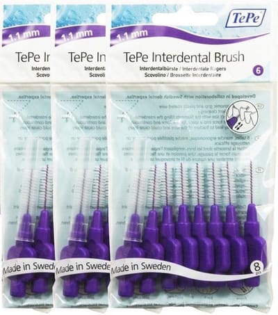 Tepe Origineel Lila - 1,1Mm - Ragers - 3 X 8 Stuks - Voordeelverpakking - Blisters