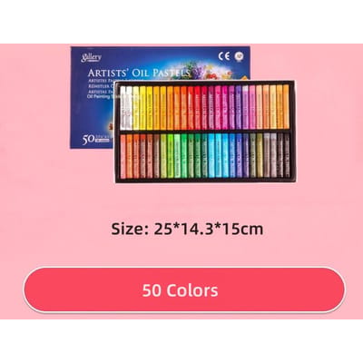 Wasbare Kunstenaar Olie Pastel Kleur Olieverf Stick Zacht Krijt Kinderkunst Tekenset Schoolbenodigdheden 12/25/50 Kleuren
