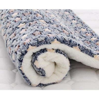 Huisdier Slaapmat Hondenbed Kattenbed Zacht Haar Verdikte Deken Pad Fleece Thuis Wasbaar Warm Beer Patroon Deken Huisdierbenodigdheden 32X25CM