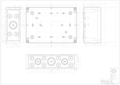 Spelsberg RK 4/25 SL-25x4q Serieklemmen-behuizing 180 x 254 x 90 Kunststof Grijs 1 stuk(s)