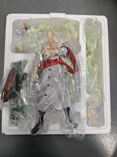 One Piece Roronoa Zoro Dubbele Hoofden Actiefiguur Statisch Standbeeld Model Anime Periferie PVC Model Speelgoed Verzamelaar Duurzaam Cadeau Voor Anime gray