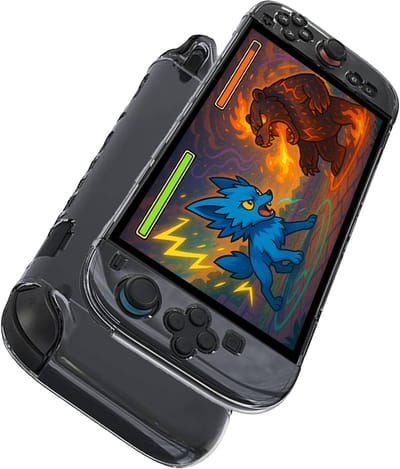 Hoesje Geschikt voor Nintendo Switch 2 Hoes Bescherm Case Hardcover Shockproof - Hoes Geschikt voor Nintendo Switch 2 Case - Transparant