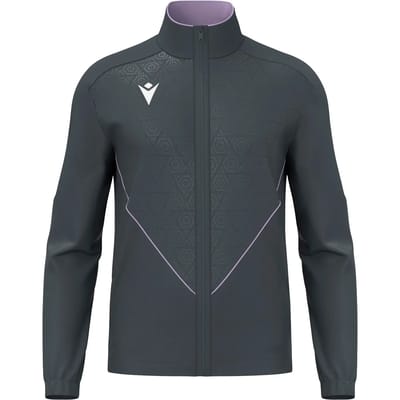 Macron Thunder Poseidon Trainingsjack Heren - Antraciet / Lila | Maat: M