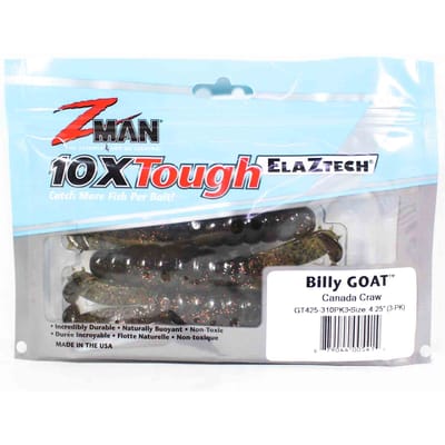Zman zacht kunstaas Billy Goat 4,25 inch 3/pack Canada Craw (5414) white