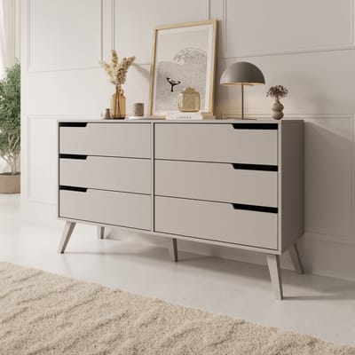 Meubella - Nido - Ladekast - Beige - 137x40x80 cm