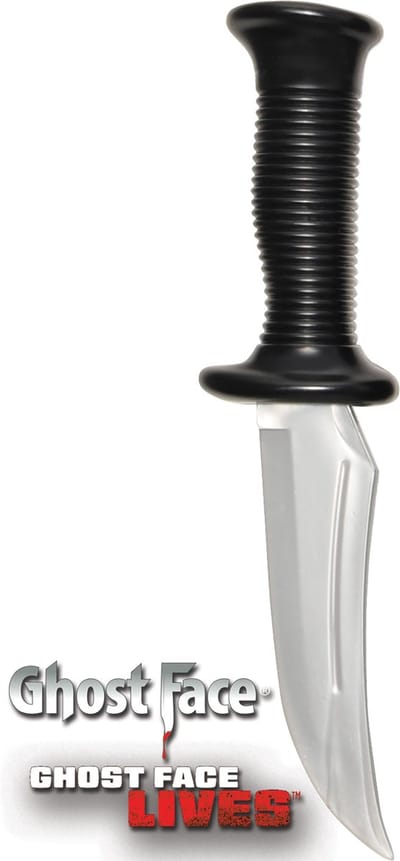 Fun World Ghostface Mes Moordmes Scream Verkleedaccessoire Halloween Decoratie Horror Wapen Nep Verkleed Mes - Officiële Licentie - Nep Mes