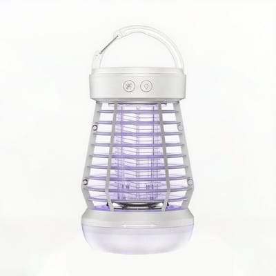 Muggenlamp - Elektrische insectenlamp tegen muggen - Antimuggen lamp-USB Elektrische UV insectendoder - Muggenvanger - Insectenlamp - Insectenvanger - Muggenmoordenaarlamp Voor Thuis - Vliegenlamp voor Binnen & Buiten - Wit