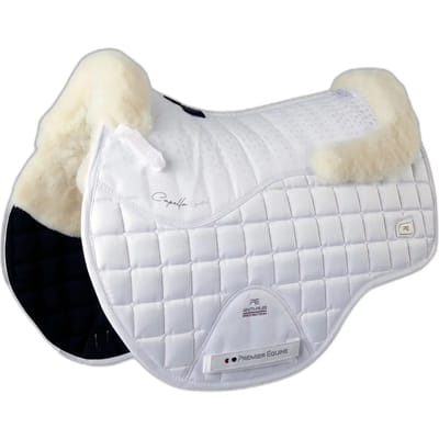 Premier Equine Capella Cc Merino Wool Jump Zadeldekje Wit Full