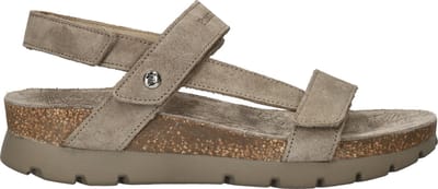 Panama Jack Selma Suede dames sandaal - Taupe - Maat 38