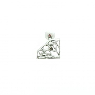 Aramat Jewels | Piercings | Luxe Helixpiercing Diamant vorm | | | |8mm | Staal | Volwassenen | Verkleurd niet