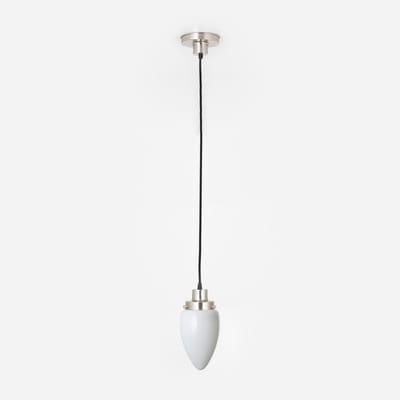 Hanglamp aan snoer Menhir Small 20's Matnikkel - Art Deco Trade