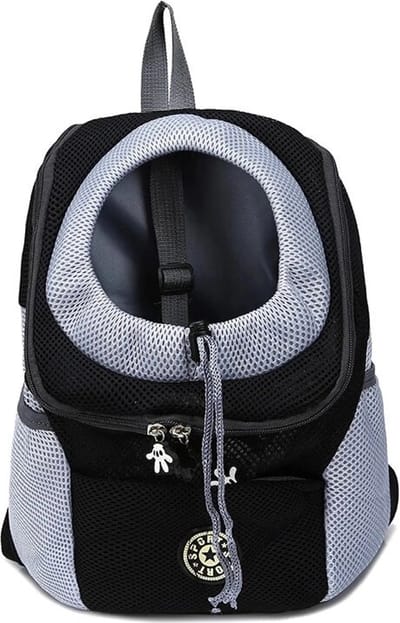 Hond Draagtas - Hond Rugzak - Handsfree - Verstelbare Huisdier Reis Draagtas voor Kleine Middelgrote Grootte Honden Katten - Zwart S
