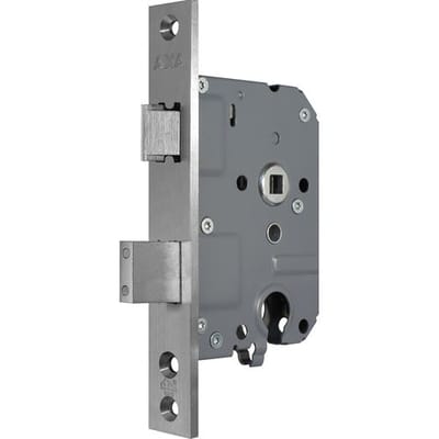 AXA Serrure à encastrer - Model 7420 PC55 DM50 - Serrure jour-nuit - Pour portes intérieures - trou de cylindre PC55
