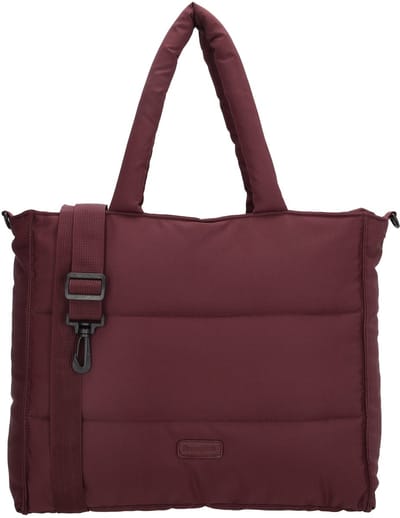 Beagles Calvia Shopper - Hand & Schoudertas - Soft Puffer - Dames Tas - Tote Bag - Dames Tas - Bordeaux rood