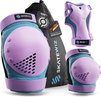 Inline Skates Beschermset Kinderen 6-delig - SMASH - Skateboard Inline Skates Rolschaatsen met Kniebeschermers, Elleboogbeschermers en Polsbeschermers
