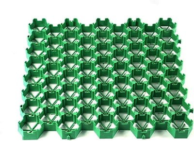 Grindroosters - Grindmat Opritten - Grond Verstevigen - Sterk Draagvermogen - 4 Stuks 1m² - Groen