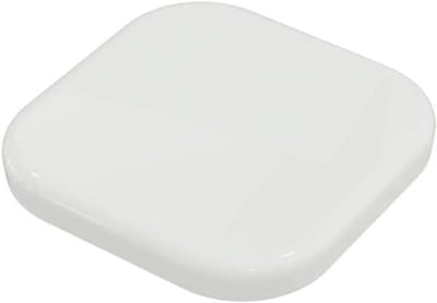 Afdekking voor wastafel - Afvoerstop bidet - Badkamer afvoer - Keramiek materiaal - 85x85x25mm - Wit