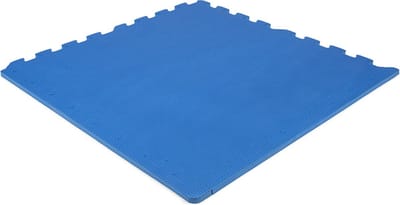 Zwembadmat - Speelmat foam - Per 1,54m² - Blauw - Dikte 12mm -4 tegels - Eva foam