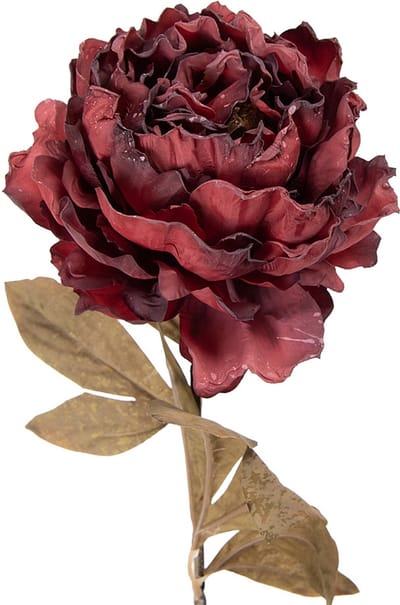 Clayre & Eef Kunstbloem 70 cm Rood Kunststof