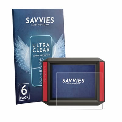 Savvies - Screenprotector voor Müller Elektronik TRACK‑Guide III - Folie Beschermfolie transparant 6 Stuks