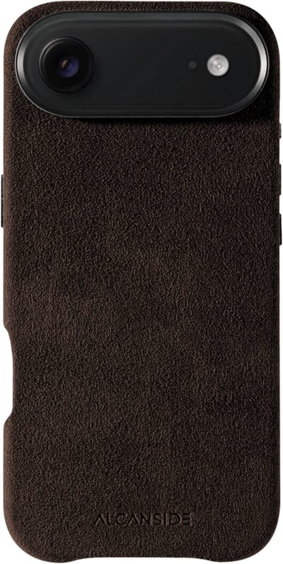 iPhone Alcantara Case - Chocolate Brown