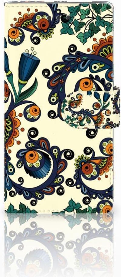 Wallet Case Huawei Ascend P8 Lite Barok Flower