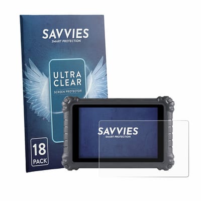 Savvies - Screenprotector voor Autel MaxiSys MS906 Pro - Folie Beschermfolie transparant 18 Stuks