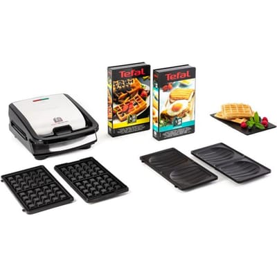 Tefal Snack Collection SW853D12 - Tosti ijzer/wafelijzer - incl. 2 platen