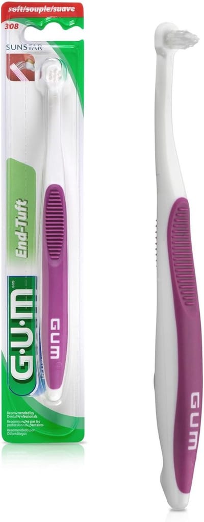 End-Tuft Tandborstel met Verfijnde Haren voor Diepe Reiniging