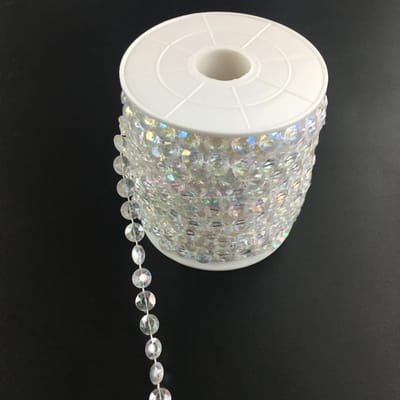 Guirlande de Perles Guirlande de Perles en Plastique Décoration Pendentif Accessoire pour Fête de Mariage 10mm