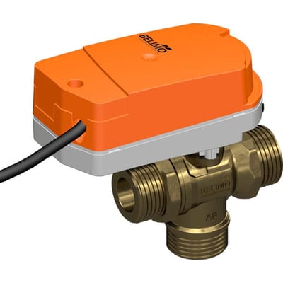 Belimo 3-Weg Kogelkraan G3/4 Kvs3.6 24VAC/DC 75s BACnet/Modbus 1Nm IP40 C520Q-J/CQ24A-BAC