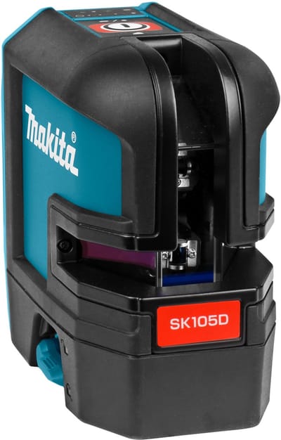 Makita SK105DZ 10,8V Li-Ion accu kruislijnlaser body in tas - zelfnivellerend - rood - 25m