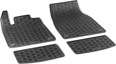 Walser DirtGuard rubberen voetmatten geschikt voor Audi E-Tron GT (F83) 07/2020-Vandaag - Porsche Taycan 05/2019-Vandaag