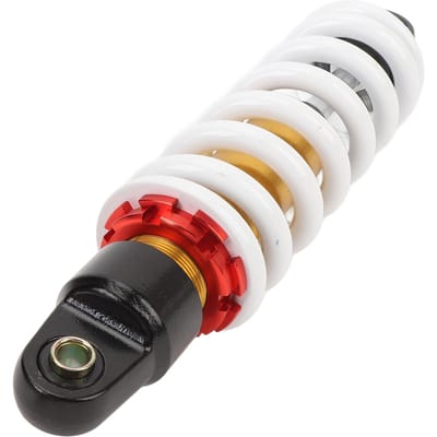280mm Motorfiets Schokdemper 11mm High Performance Veer Verstelbare Vering Demper voor Dirt Pit Bike ATV Go Kart white