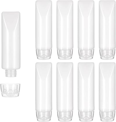 Set van 8 Refillable Reiskruikjes 30 ml - Lekvrije Flesjes voor Toiletten en Cosmetica, Perfect voor Make-up en Reizen