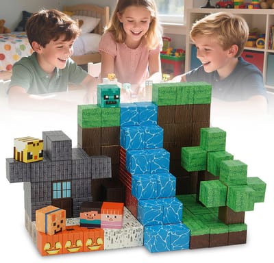 150 Stuks Magnetische Bouwblokken - Magnetische Tegels - STEM Montessori Sensorisch Speelgoed Voor Peuters En Kinderen