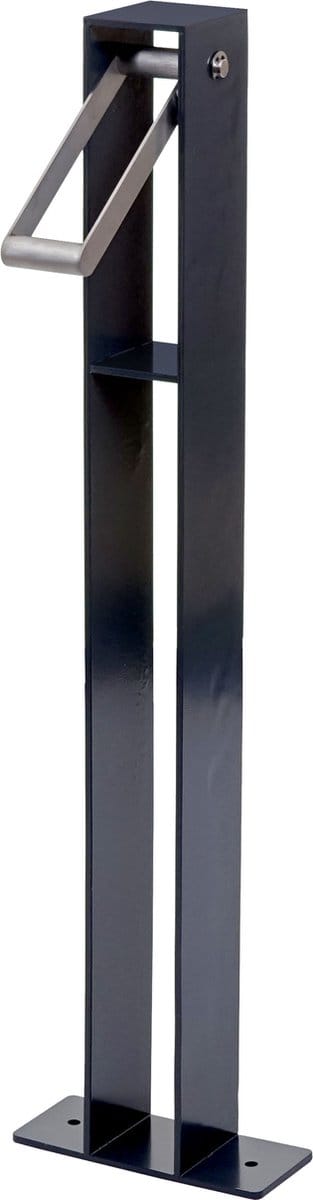Fietsenrek MCW-G20, fietsstandaard leunbeugel, gegalvaniseerd staal outdoor poedercoating 96x24x10cm ~ antraciet